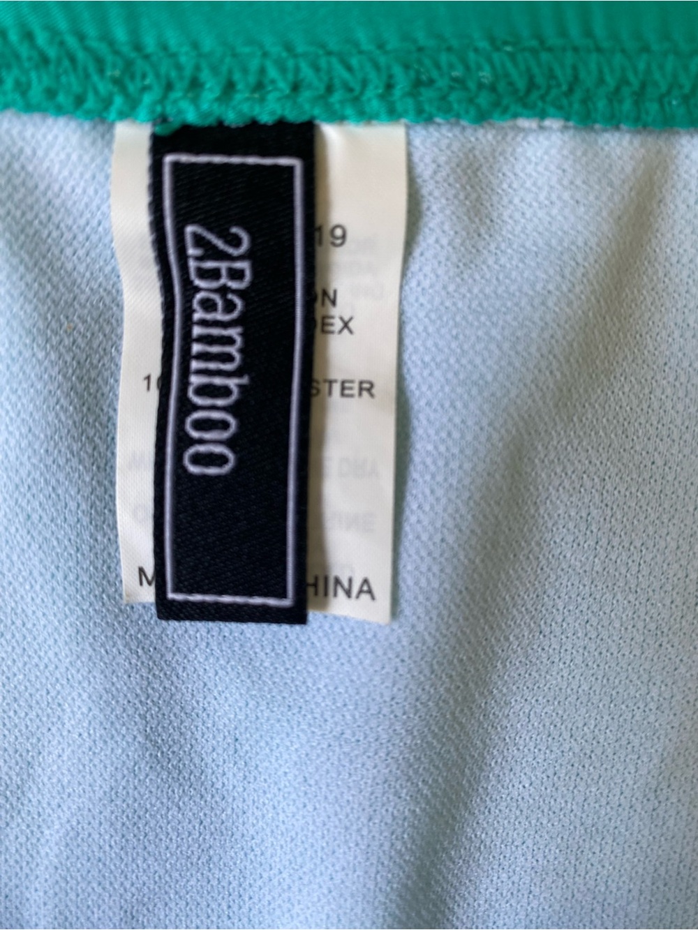 2bamboo Teal Ruched Bikini Bottom NWT - Picture 7 of 8